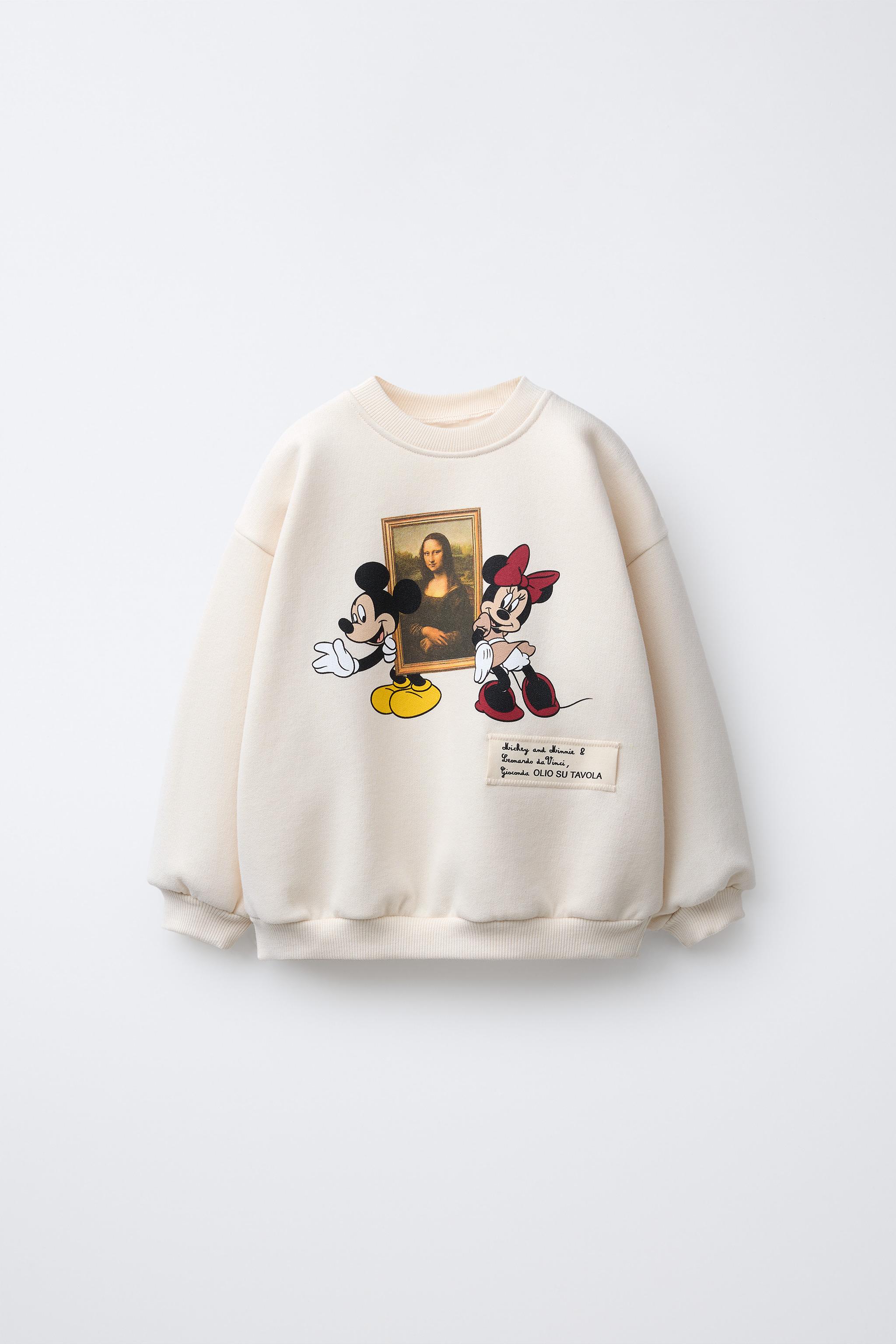SWEAT CADRE MONA LISA MICKEY ET MINNIE MOUSE © DISNEY